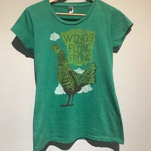 Herbivore Wings Are for Flying Not Frying Tee